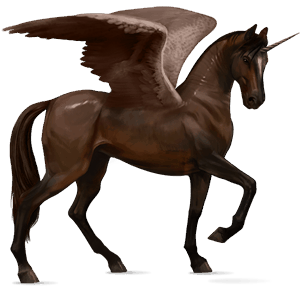 winged riding unicorn misaki dark bay