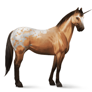 riding unicorn mustang chestnut