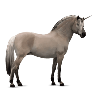 unicorn pony highland pony chestnut