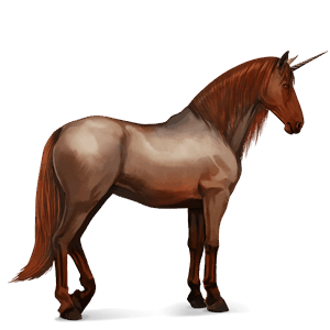 riding unicorn chestnut
