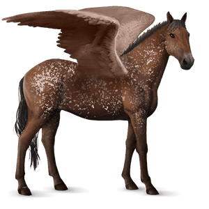 riding pegasus hanoverian liver chestnut