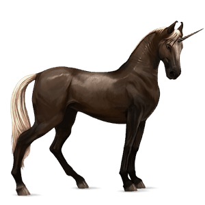 riding unicorn paint horse liver chestnut tovero
