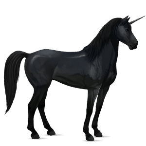 riding unicorn arabian horse flaxen chestnut 