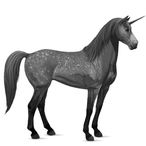 riding unicorn camargue dapple grey