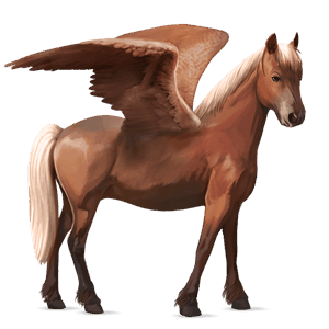 pegasus pony welsh flaxen chestnut 