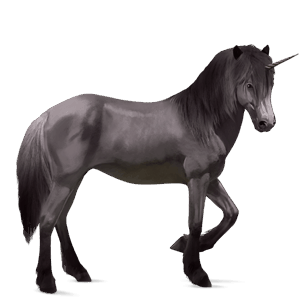 riding unicorn dapple grey