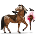 riding unicorn vampire