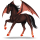 riding unicorn demonic angel