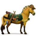 winged riding unicorn forest