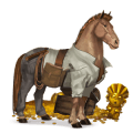 riding horse nokota roan