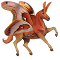 riding unicorn purebred spanish horse cremello