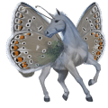 riding unicorn dapple grey