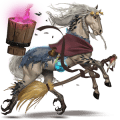 riding pegasus arabian horse bay