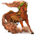 riding pegasus knabstrupper bay leopard