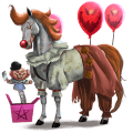 riding horse mustang strawberry roan