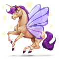 unicorn pony newfoundland pony chestnut