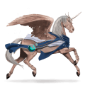 riding horse mustang dapple grey