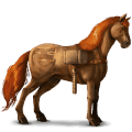 riding horse vanner mouse grey tobiano