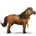 riding horse mustang mouse grey
