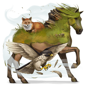 riding horse quarter horse chestnut