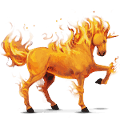 unicorn pony fire element